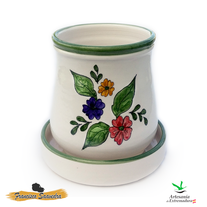 Escurre cubiertos de cerámica tradicional de Talavera económico