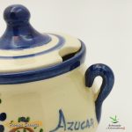 Azucarero de cerámica "Ramito Azul"