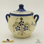 Azucarero de cerámica "Ramito Azul"