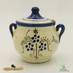 Azucarero de cerámica "Ramito Azul"