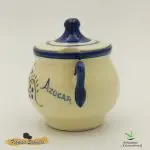 Azucarero de cerámica "Ramito Azul"