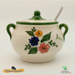 Azucarero de cerámica "Tricolor"