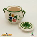 Azucarero de cerámica "Tricolor"