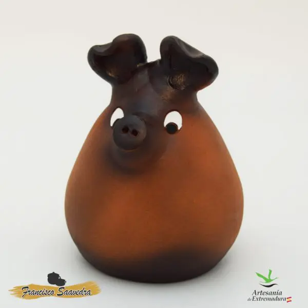 Cerdo Hucha sentado "Ibérico" Mediano