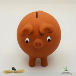 Hucha "Cerdito blanco" Grande