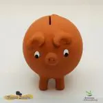 Hucha "Cerdito blanco" Grande