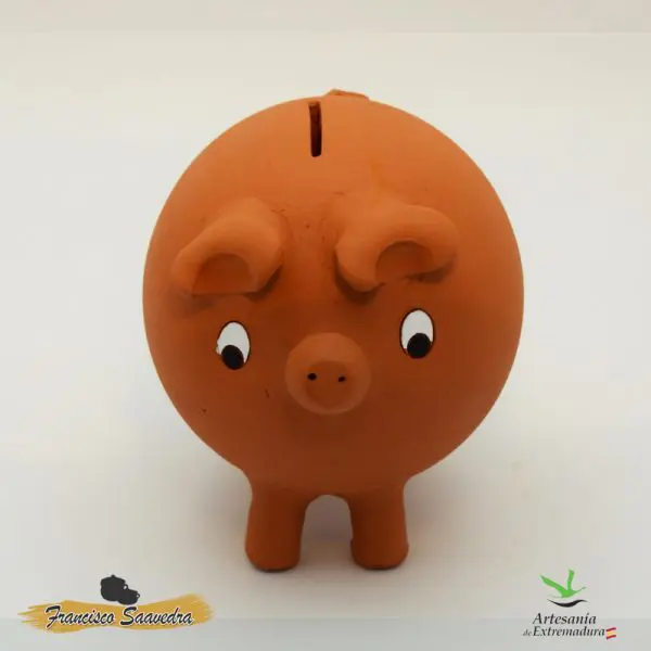 Hucha "Cerdito blanco" Grande