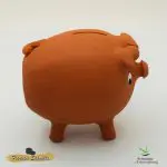 Hucha "Cerdito blanco" Grande