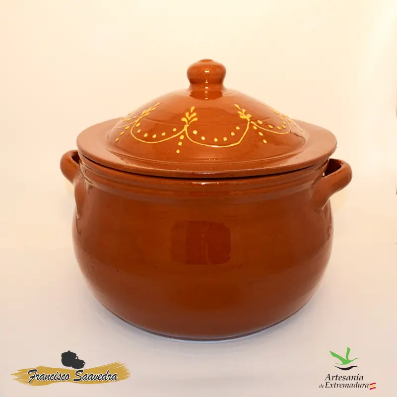 Olla de barro “Redonda” Extra - 15 Raciones