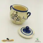 Azucarero de cerámica "Ramito Azul"