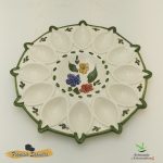 Plato Huevos Rellenos "Tricolor" 12 ud