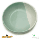 Ensaladera de cerámica verde marina