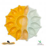 Plato Huevos Rellenos "Amarillo" 12 ud